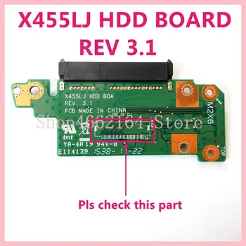 X455LJ IO Valdybos HDD Valdybos REV 2.1 /3.1 ASUS X455 X455L X455LJ X455LD X455LF X455WE Plokštė USB, SD Kortelės valdybos HDD Valdyba