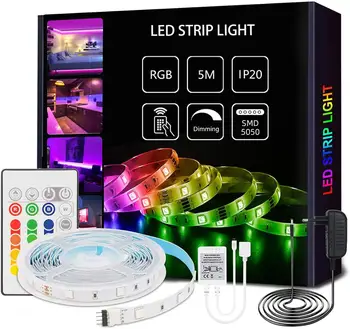 YCY LED Juostelės Žibintai, 10m 5m RGB Spalva Keičiasi 5050 RGB dėl Kambarys, virtuvė, dalis atostogų suknelė