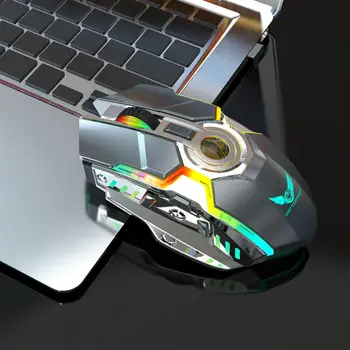 ZERODATE USB Gaming Belaidės Pelės LED Spalvinga Kvėpavimo 2400DPI Optinis Kompiuteris Mini Pelė, PC, Nešiojamas, Biuras Pelės Tyla