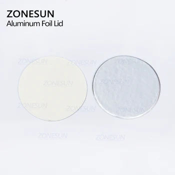 ZONESUN indukcijos sandarinimo individualų dydį plactic laminuotos aliuminio folijos dangteliu įdėklai 500pcs už PP, PET, PVC, PS, ABS stiklo buteliai