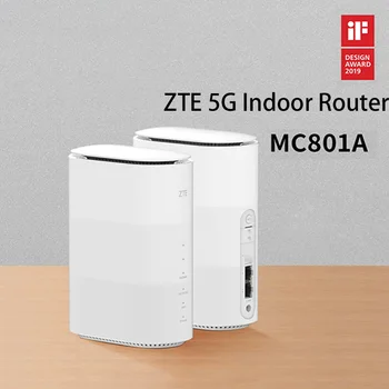 ZTE 5G MEZON MC801A WiFi 6 Maršrutizatorius 5G NR+LTE PABAIGOS Sub6G: n77/78/79/41 4G FDD: n1/3/5/8/28TDD: B34/39/40/41 3G/4G Maršrutizatoriaus wifI Router
