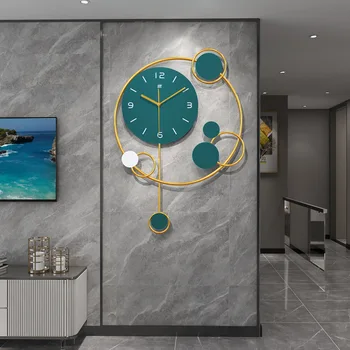 Šiaurės, šviesos, prabangus sieninis laikrodis kambarį modernus minimalistinio laikrodis asmenybės kūrybinį menininko namų puošybai sieninis laikrodis sieninis