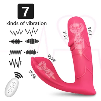 Šildymo Vibratorius Nešiojami Dildo Vibratorius Makšties Masažas Klitorio Stimuliatorius Belaidžio Nuotolinio Valdymo Sekso Žaislai Moterims