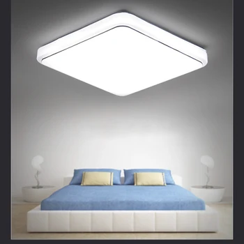 Šiuolaikinės Lubų Šviesos Aikštėje LED Skydelio Lemputė 12W Šiltai Balta Apšvietimo Šviestuvas Gyvenimo Kambario, Miegamasis, Virtuvė, Vidaus apdaila