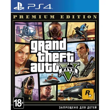 Žaidimas Grand Theft Auto V. Premium Edition (GTA 5) (PS4) (ENG sub)