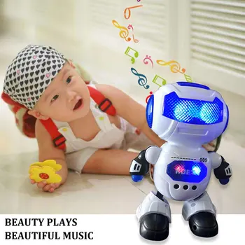 Žaislai Vaikams, Šokių ir Muzikos Robotas Veiksmų Vaikų Elektriniai Žaislai Hyun Šokių Robotas Sukasi Šviesos Muzika