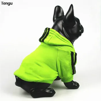 Žalia sporto originalo nepriklausomo stiliaus mygtuką dėvėti hoodie, vidutinių ir didelių šunų pavasarį ir vasarą katės mažų šunų hoodies