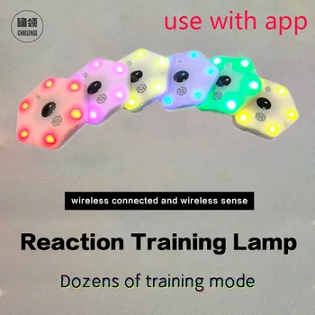 【queling】Reactionx mokymo šviesos lempos greitis, judrumas atsako įranga, krepšinio, bokso fitlight blazepod siboasi