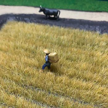 1:72-87 Miniatiūriniai Kviečių laukas Karinė Geležinkelio Dirbtinis Mini Vietovės Vejos Wargame Kraštovaizdžio Peizažas Diorama Priedai