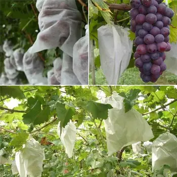 100vnt Vynuogių Apsaugos Bag Anti-Paukščių Drėgmės, Vabzdžių Net Maišą Daržovių, Vaisių Apsaugoti Veisimo Maišelį Kelią vaismedžių Uodų