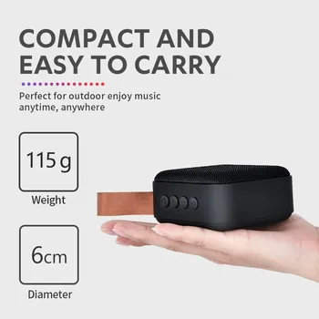 10W Portable Bluetooth Speaker Mini Belaidis Garsiakalbis Stereo Muzikos Erdvinio Lauko Garsiakalbio Paramos FM TF Kortelė Išmanųjį telefoną