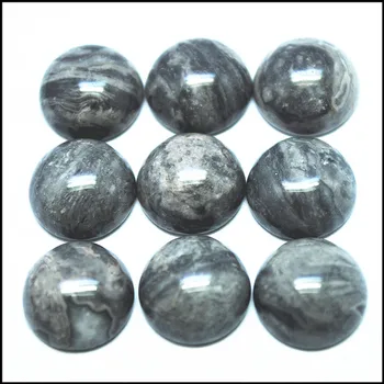 10vnt gamtos perlas akmens cabochons naujas gem akmens KABINAS jokių skylių dydis 12mm apvalios formos viršų mados 