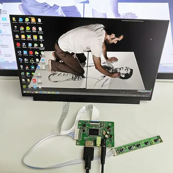 13.3 colių ekranas capacitive touch modulis kit1920x1080 IPS HDMI LCD Modulis Automobilių Aviečių Pi 3 10 point capacitive jutiklinis Ekranas
