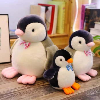 13cm Mielas Minkštas Pingvinas Pliušiniai Žaislai Dirba Animacinių filmų Gyvūnų Lėlės Mados Žaislas Vaikams Kūdikių Gražių Mergaičių, Kalėdų, Gimtadienio Dovana