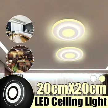 15W Modernios LED Lubų Šviesos 3 Spalvų Namų apšvietimo AC 110V-220V Vairuotojo Įtraukti Round Square Patalpų Skydelis, Šviesos, Namų Dekoro