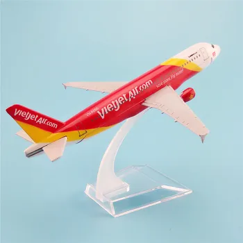 16cm Metalo Orlaivių Plokštumoje Modelis Vietnamas VietJet Air Airlines 