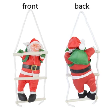 1Pc Lipant kopėčiomis Kalėdų Senelio Lėlės, Žaislai Vaikams, Kalėdinės Dovanos Naujųjų Metų 2021 Santa Claus Ornamentu Apdaila, Vaikų Kambarys