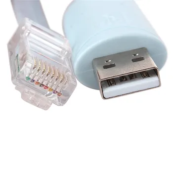 1pc FTDI 1,8 M USB Į RJ45 Jungiklis Valdymo Kabelis H3C Konsolės Prievadas Derinimo Kabelis DB9 Konsolės Kabelis 1Mbps