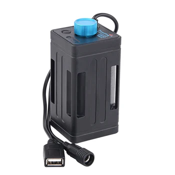 1piece ABS Nešiojamas Vandeniui Baterija Atveju Laikymo Dėžutė su USB Sąsaja, Parama, 4 x 18650 Baterija Tinka Dviračių LED Šviesos