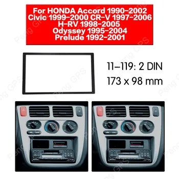 2 din Automobilio Radijas stereo komplektas HONDA Accord Civic CR-V HR-V montavimo facia Rėmo Bezel Pultas, Adapteris Facia Sąsaja Bezel