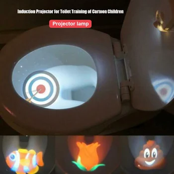 2019 Naujas Tualetas Projektorius, Šviesos, Judesio aktyvuota Jutiklis 4 Skirtingos Temos, Vaikų Tualetu