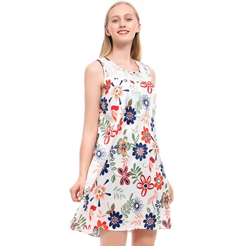 2020 Moterų Vasaros Suknelė Boho Stiliaus Gėlių Spausdinti Paplūdimio Suknelė Tunika Sundress Prarasti Mini Šalis Suknelė Plus Size Vestidos 5XL