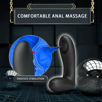 2020 Nauja programa Belaidžio Nuotolinio Valdymo Analinis Kaištis Vyrų Prostatos Massager G-spot Big Butt Plug Analinis Vibratorius Gėjų SM Sekso žaisliukai Vyrams