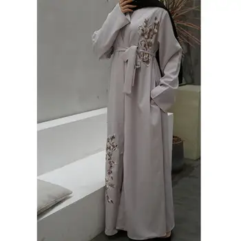 2020 Naujas Abaja Dubajus Artimųjų Rytų Kimono Turkijos Islamo Skraiste Musulmonų Suknelė Abayas Moterų Mados Maroko Drabužiai