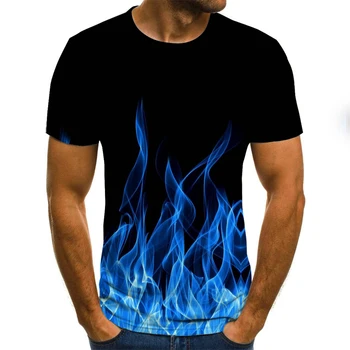 2020 Naujas Chromati Degančių marškinėlius Vyrų 3d marškinėliai 3d t-shirt Juoda Tee Atsitiktinis Viršų Anime Camiseta Streatwear trumpomis Rankovėmis Marškinėlius