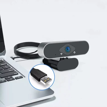 2020 Naujas Xiaovv USB Web Kamera 200W Pikselių 1080p HD Auto Focus 150 Laipsnių Itin Plataus Kampo Built-In Triukšmo Mažinimo Mikrofonas