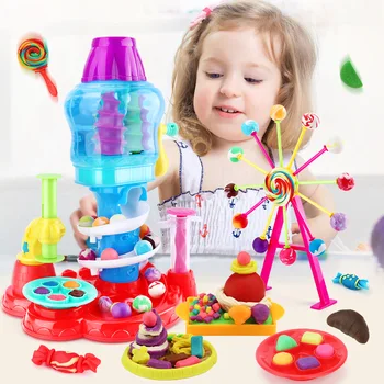 2020 m. Vaikams Žaisti Tešlos Kūrybos 3D Švietimo Žaislai, Modeliavimo Molio, Plastilino Įrankių Rinkinys 