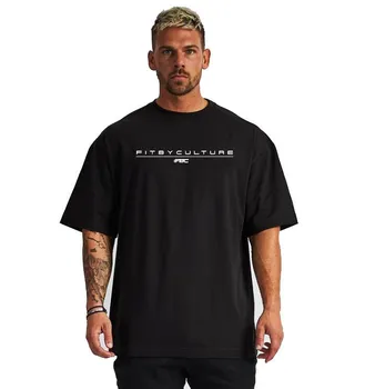 2020 naujas Vasaros sporto sveikatingumo vyriški T-shirt hip-hop stiliaus trumpomis rankovėmis veikia atsitiktinis medvilnės naudotis drabužiai