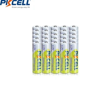 20pcs PKCELL AAA Baterijos 1000mAh 3A Ni-MH Įkraunamos AAA Baterijos, Baterijų, 1.2 V NIMH Baterias Fotoaparato Blykstės Žaislai