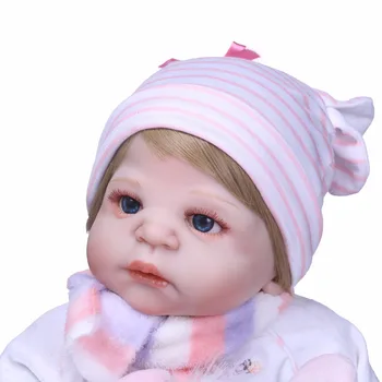 23 Colių Bebes Atgimsta Mergina Lėlės Visą Silikono Vinilo reborn baby lėlės Realus Princesė Kūdikių Žaislas, Lėlė Vaikų Dienos Dovanos