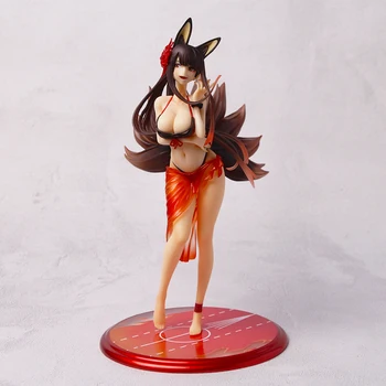 26CM NAUJŲ Anime Žaidimas Azur Lane Akagi Seksualios Merginos maudymosi kostiumėlį Ver. skytube PVC Veiksmų Skaičius, Surinkimo Modelis Lėlės, Žaislai