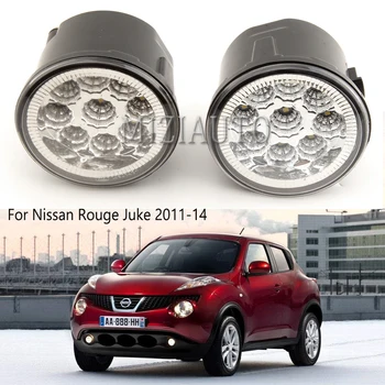 2vnt 9LED Priekiniai Rūko žibintą, Žibintus, Nissan Rouge Patrol 2011-14 foglight rūko žibintai lempa Murano 2009-12 Pakeitimo