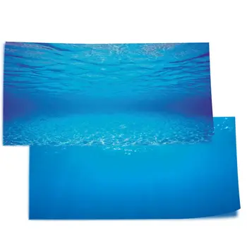 30 CM 50 cm 40CM 60CM Mėlyna Šviežių Jūros Fone Aquarium Ocean Kraštovaizdžio Plakatas Žuvų Bakas Fone
