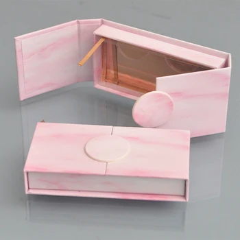 30pcs/pak Didmeninė Blakstienų Pakuotės, Dėžutės, Blakstienų Dėžutės logotipą Faux Cils netikrą 25mm Mink Blakstienas Knygos Stiliaus Paketas Atveju Pardavėjas