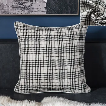 33x50/45x45/50x50cm Žakardo houndstooth sofos pagalvėlė padengti kambarį šviesos prabanga pagalvę padengti atlošo pagalvių užvalkalai