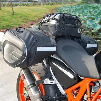36-58L Motociklo Vandeniui Lenktynių Rasės Moto Šalmas Kelionės Balno Pagalvių Lagaminą Įrankinės, Su Lietpaltis Motociklo Priedai