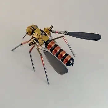 3D Metalo Mechaninės Vabzdžių Amatų Mechaninė Uodų Modelį, Namų Puošimas Ornamentais, Miniatiūriniai Modeliai, Dovanų Dekoravimas Amatai