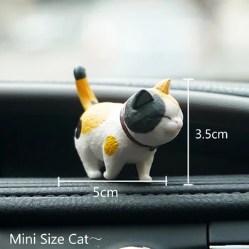 3pcs Mini Kačių Žaislai Automobilio prietaisų Skydelio Apdaila Mielas Animacinių filmų 3D Sumos Lėlės Namų Parą, Automobilių Puošyba, Automobilių Reikmenys, Interjero