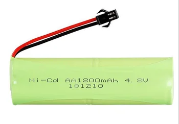 4.8 v 1800mah Baterija nicd AA 4.8 v įkrovimo baterija (akumuliatorius rc žaislo Automobilių Valtis modelis apšvietimo įrenginių nuotolinio valdymo žaislai, NI-CD