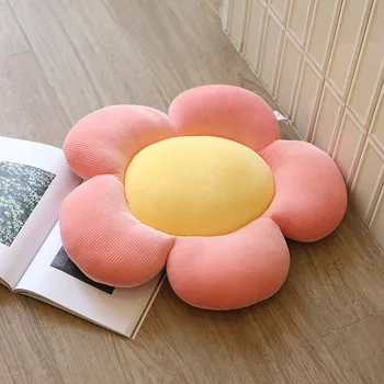 50cm Plushies Saulės Gėlės Ramunės Pagalvė Minkšta Įdaryti Žaislas Pliušinis Kilimėliai Meditavimo Pagalvėlė Grindų Pagalvės Vaikams