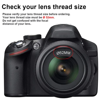 52mm x 0.43 Profesinės HD Plataus Kampo Objektyvas (w/Macro Dalis) skirta Nikon D7100 D7000 D5500 D5300 D5200 D5100 D3300 D3200 D3100 D30