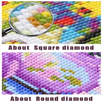 5d diamond tapybos voverė gėlių pattern namų puošybai kvadratiniu gręžimo diamond mozaikos rankdarbių 3d turas deimantų