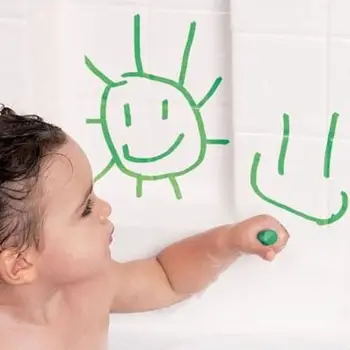 6Pcs Kūdikių Vonia Pieštuku Bamblys Skalbti Bathtime Saugos Įdomus Žaisti Švietimo Žaislas Vaikams Piešimo Žaislai, Vonios Žaislas
