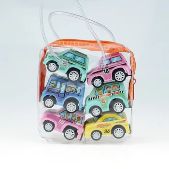 6pcs mini žaislas Vaikų animacinių filmų mini atatranka sunkvežimių gaisro sunkvežimių miesto greitosios medicinos pagalbos automobilio modelį nustatyti žaislai vaikams mergaitėms dovanų