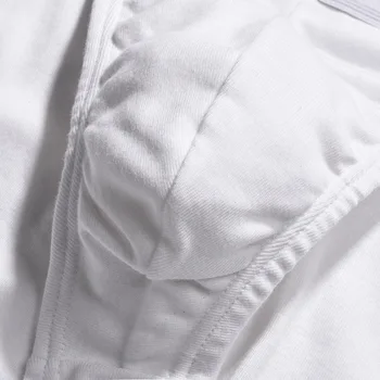 6pcs/siuntos Medvilnės Vyrų Marškiniai Apatiniai Vyrams Seksualios Trumpikės Gėjų Permatomos Kelnės Mažas juosmens Vyriškos Kelnaitės Sleepwear