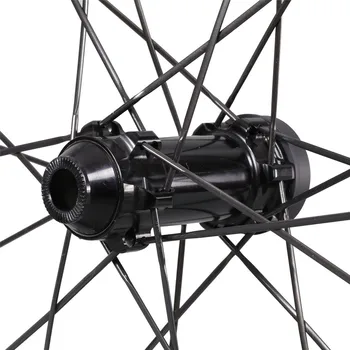 700C anglies aero ratų diskiniai stabdžiai 50mm kniedė, skirta cyclocross aširačio su Novatec tiesiai traukos centru stipinai Sapim 12x100/12x142